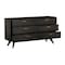 Armen Living Baly Acacia Mid-Century 6 Drawer Dresser LCLFDRBR - alternate 4